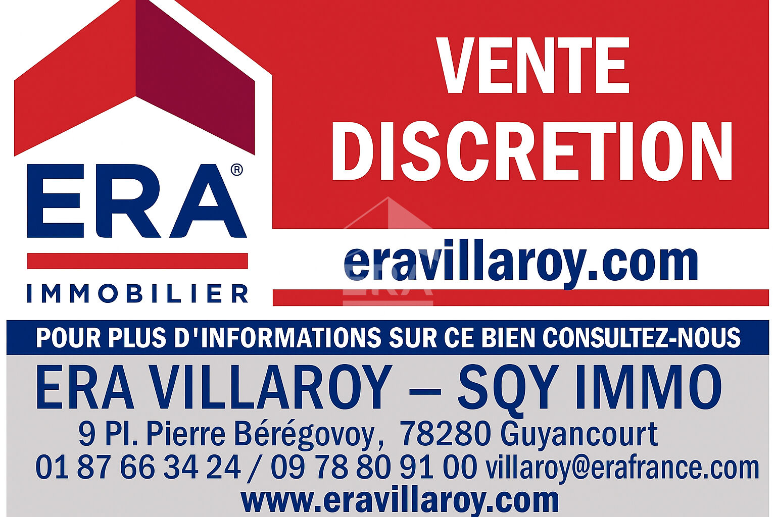 Agence immobilière de ERA VILLAROY  SQY IMMO