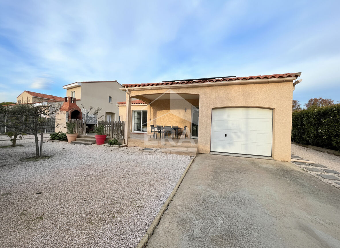 Maison 4 faces de plain pied à vendre à Saint-Laurent-de-la-Salanque