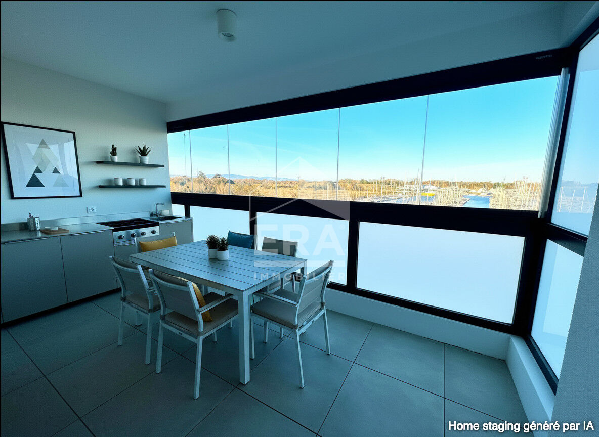 Photo À vendre : Appartement neuf de 3 pièces avec vue sur le port à Canet-en-Roussillon image 2/6