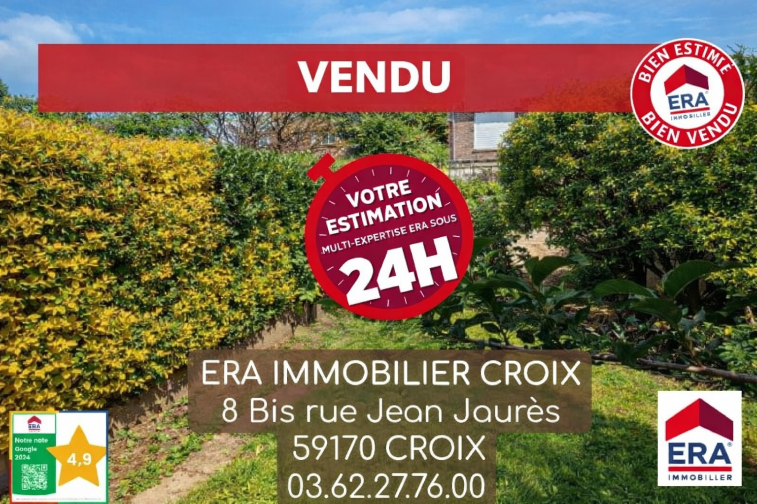 Agence immobilière de ERA AGENCE CROIX CENTRE