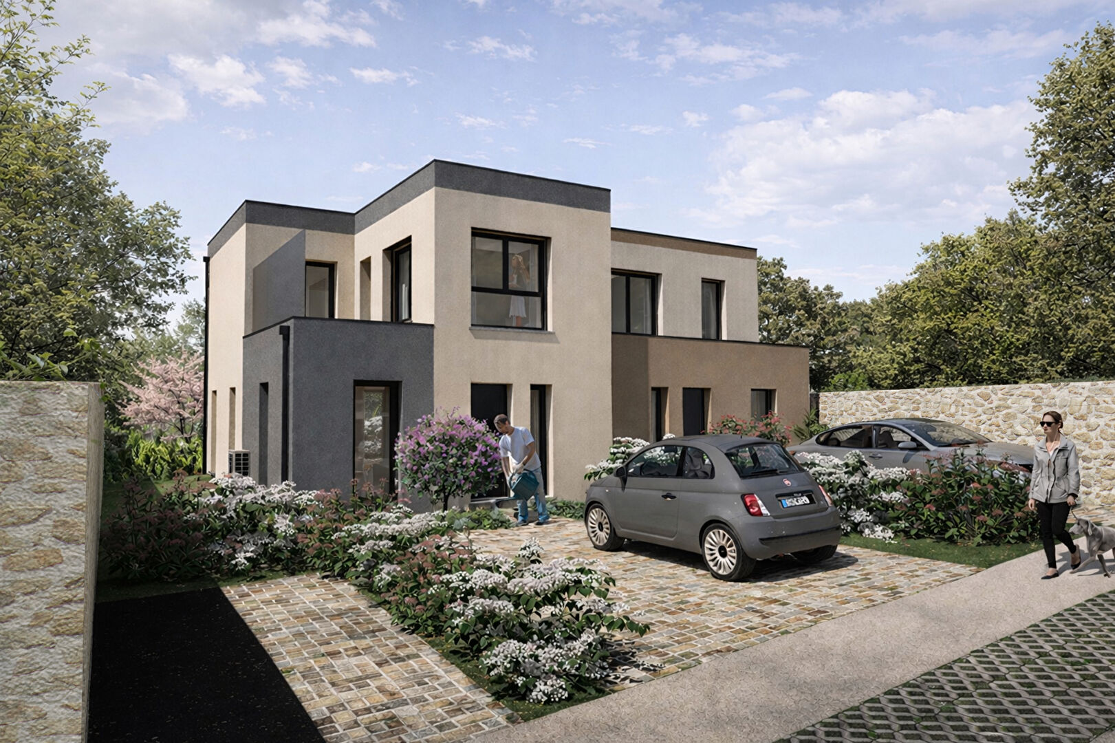Maison neuve 3/4 chambres de 100,71 m2 habitables avec terrain de 248 m2