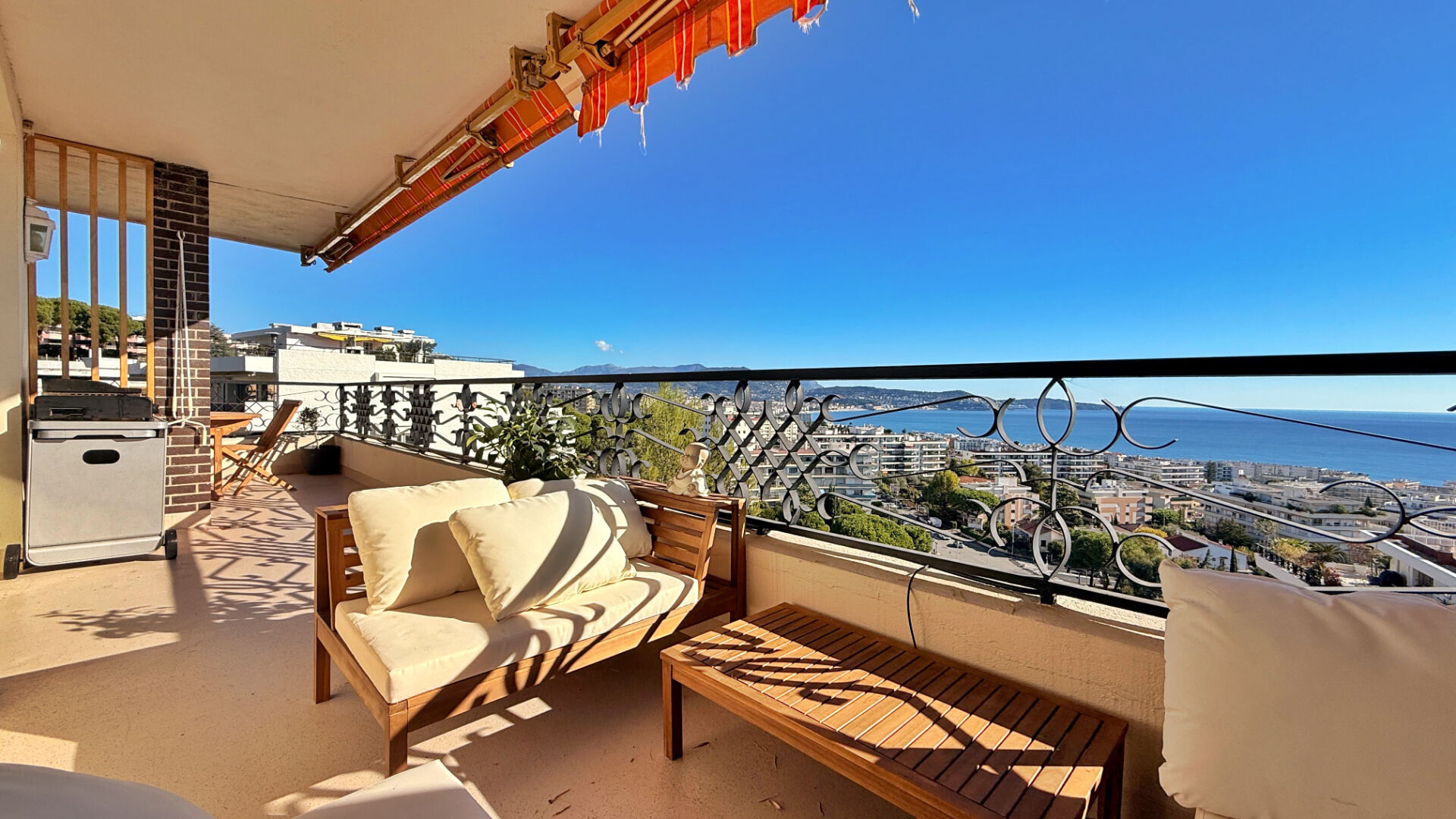 NICE OUEST ARCADIA 4 Pièces Vue Mer, Terrasse, Garage