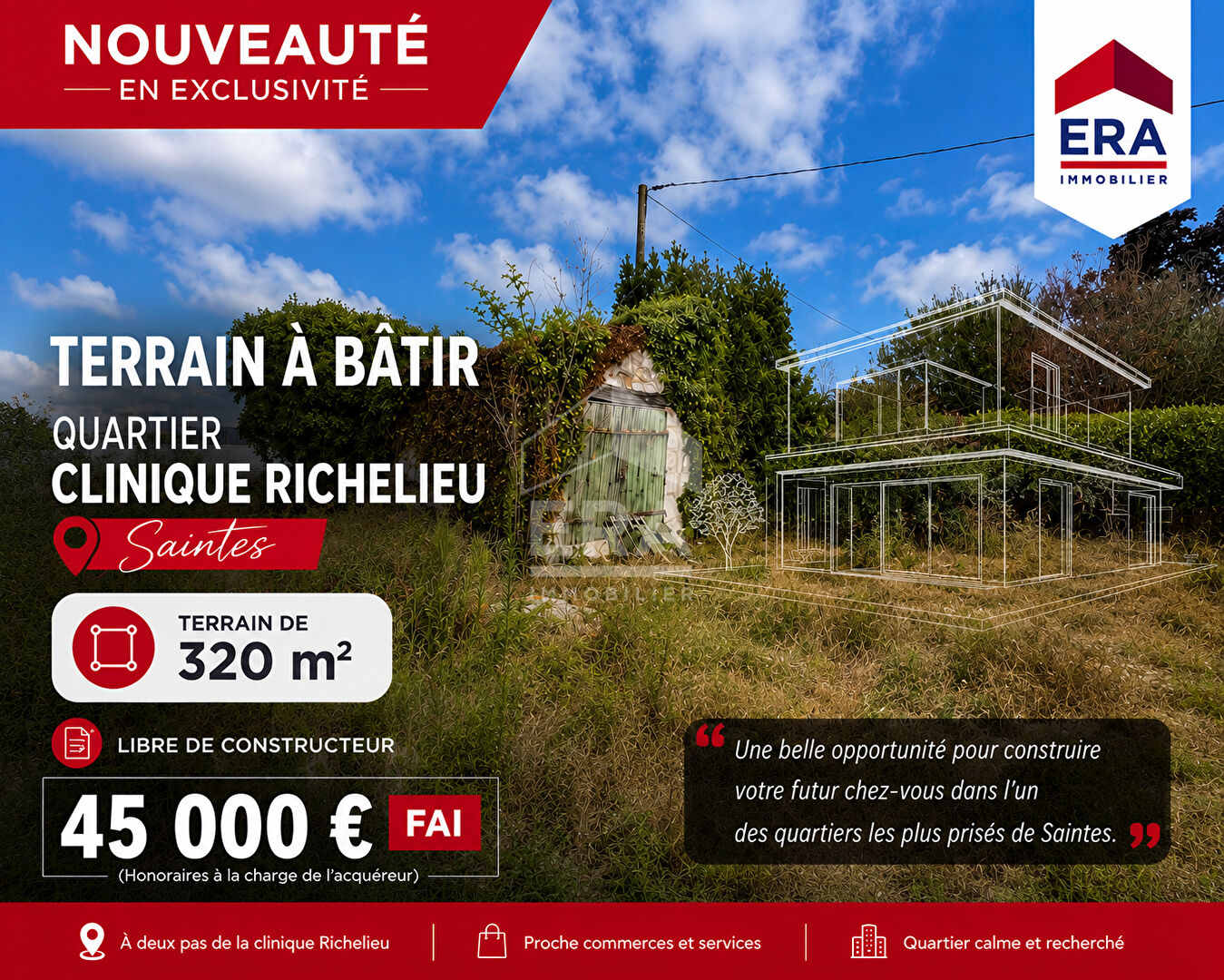 Saintes - Quartier Clinique Richelieu