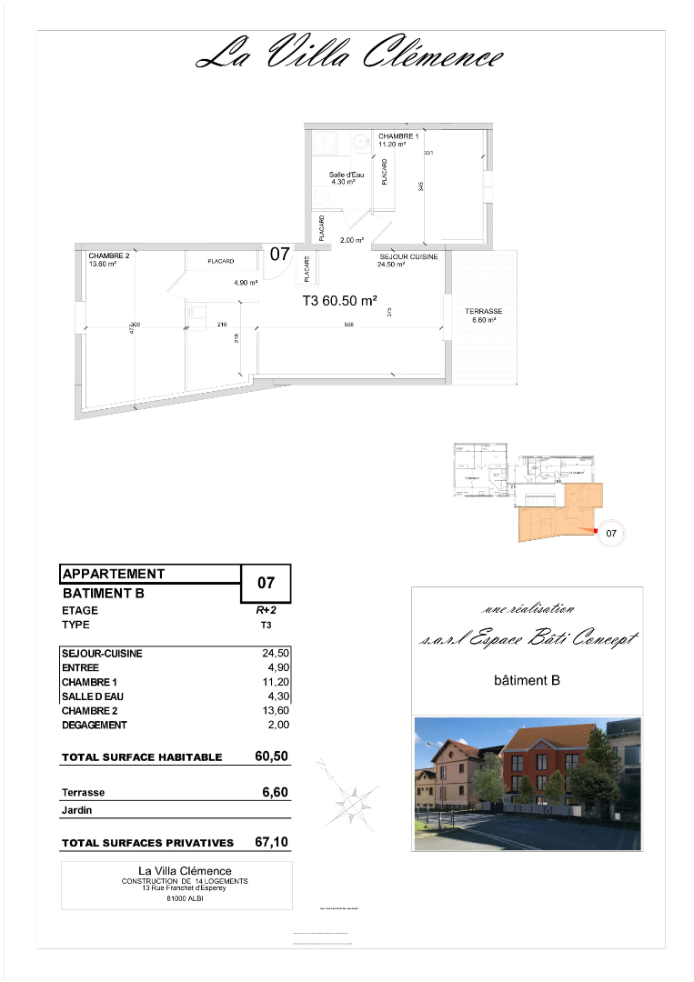 Photo Appartement Albi faculté T3 61,40 m2 image 5/5