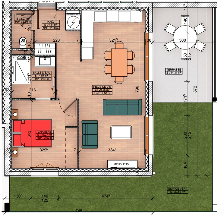 Photo Appartement neuf Puygouzon 2 pièces 51.58 m2 image 2/3