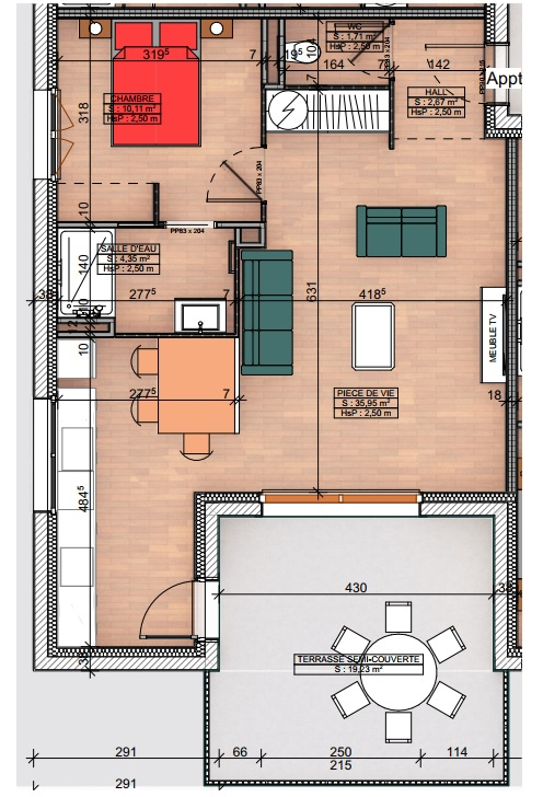 Photo Appartement neuf  Puygouzon 2 pièces 54.79 m2 image 2/3