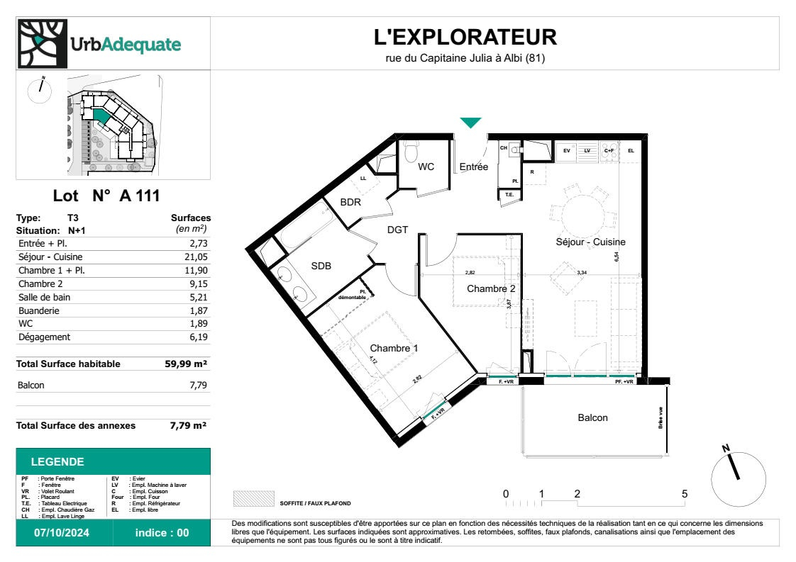 Photo Appartement Neuf T3 59,99m² image 4/4