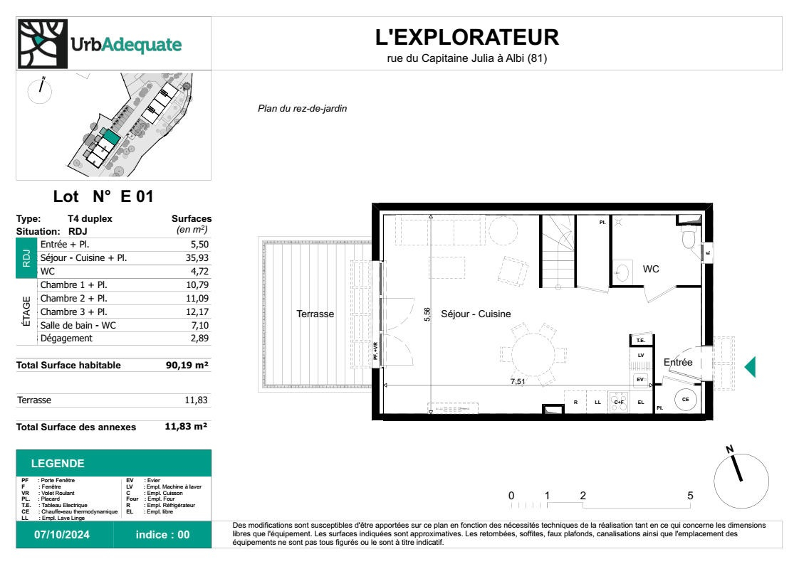 Photo Appartement neuf T4 90,19 m² image 4/5