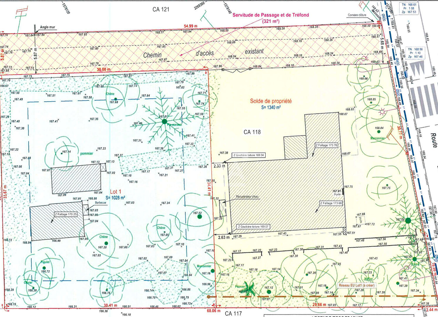 Terrain à bâtir pour maison d'habitation ou locaux professionnels Centre Balma