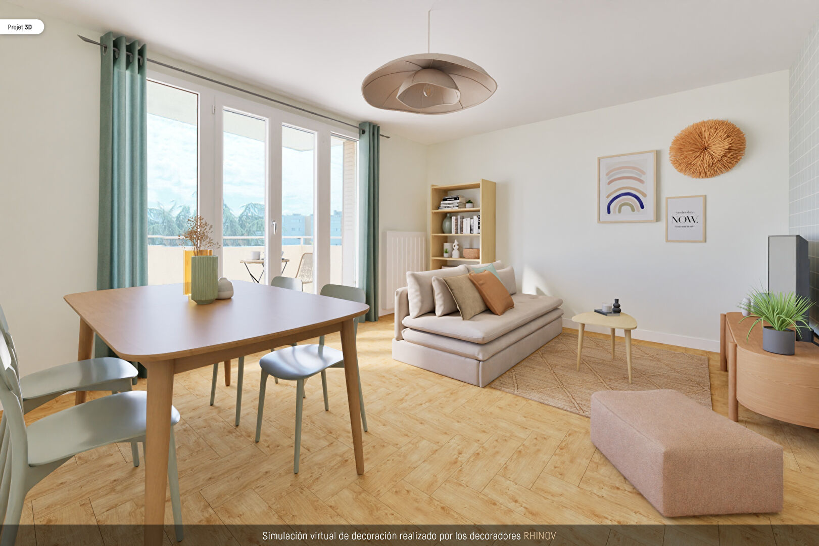 Photo Appartement Villeurbanne 3 pièce(s) 64 m2 image 2/6