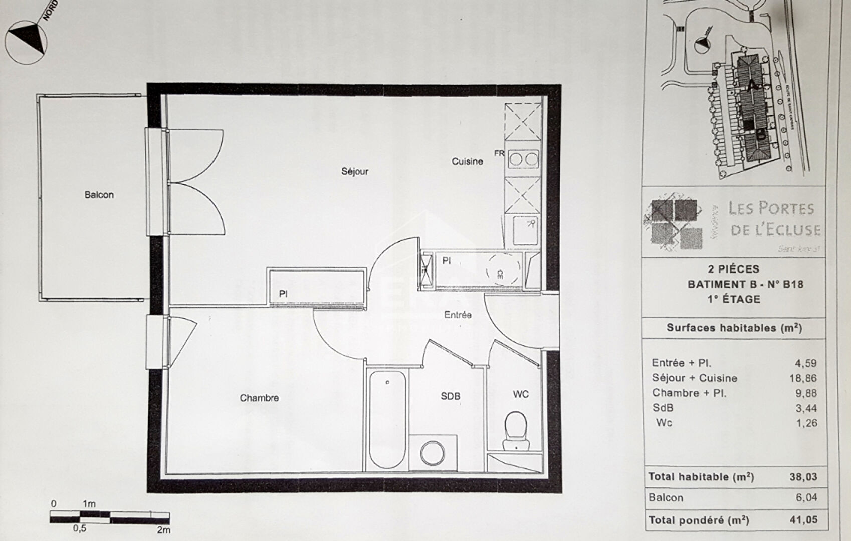 Photo Appartement Saint Jory 2 pièce(s) 38,03m2, IDEAL INVESTISSEUR image 3/3