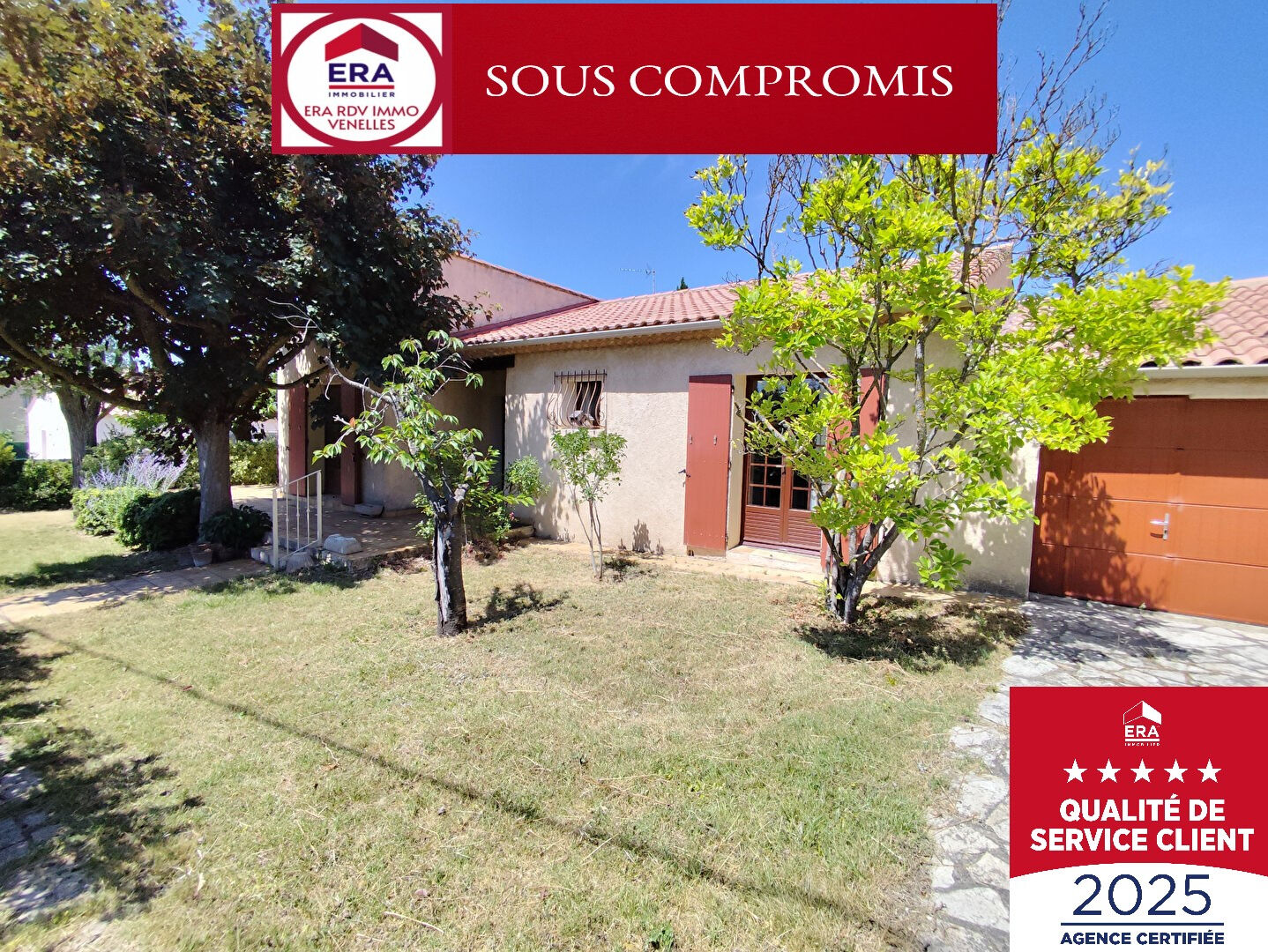 Maison individuelle secteur Puyricard / Aix  4 pièces de 126 m2 (dont 18m² de véranda) sur parcelle de 700m²