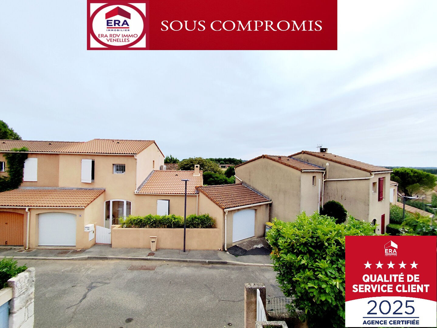 Maison Venelles 3 pièces de 85 m2 avec garage attenant sur parcelle de 165m²