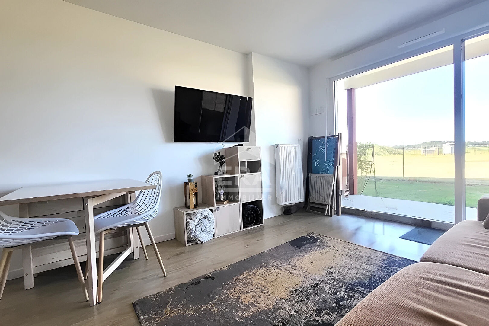 Studio , 25 m², rez-de-chaussée meublé avec terrasse et jardin,  Face à la Baie de Canche