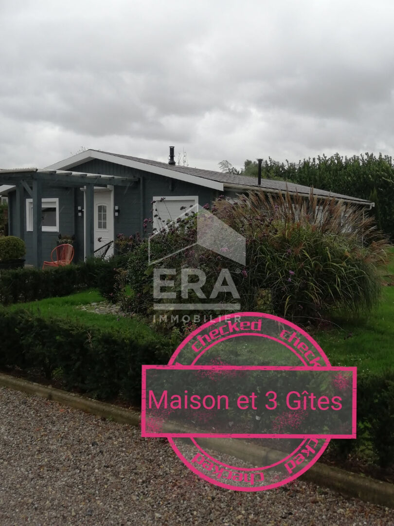 Ensemble immobilier : Maison individuelle + 3 gîtes de 25 m², proche d'Hesdin-la-Forêt et à 25 minutes de la Côte d'Opale