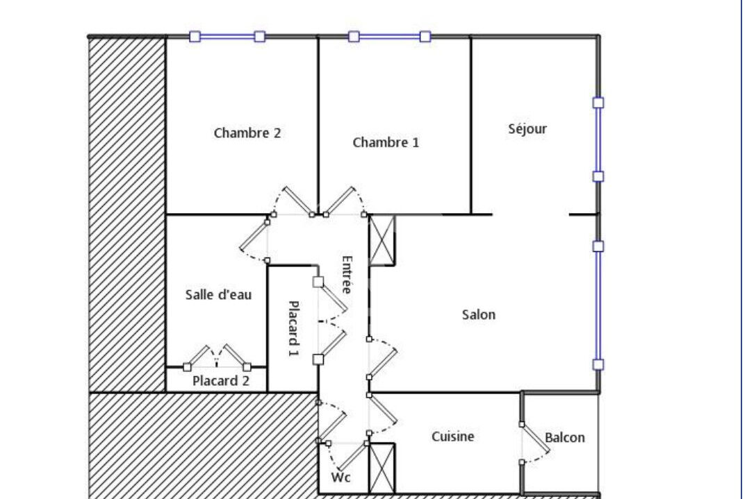 Appartement  3 pièce(s)   64.09m2 GOURDON