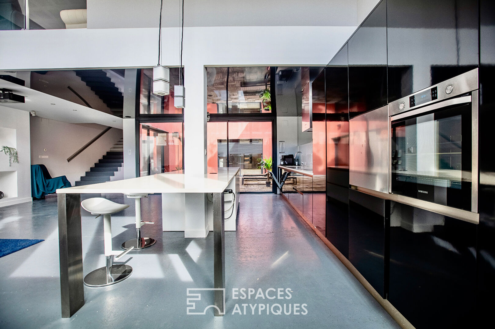 Photo Loft contemporain avec terrasse aux Chartrons image 5/6