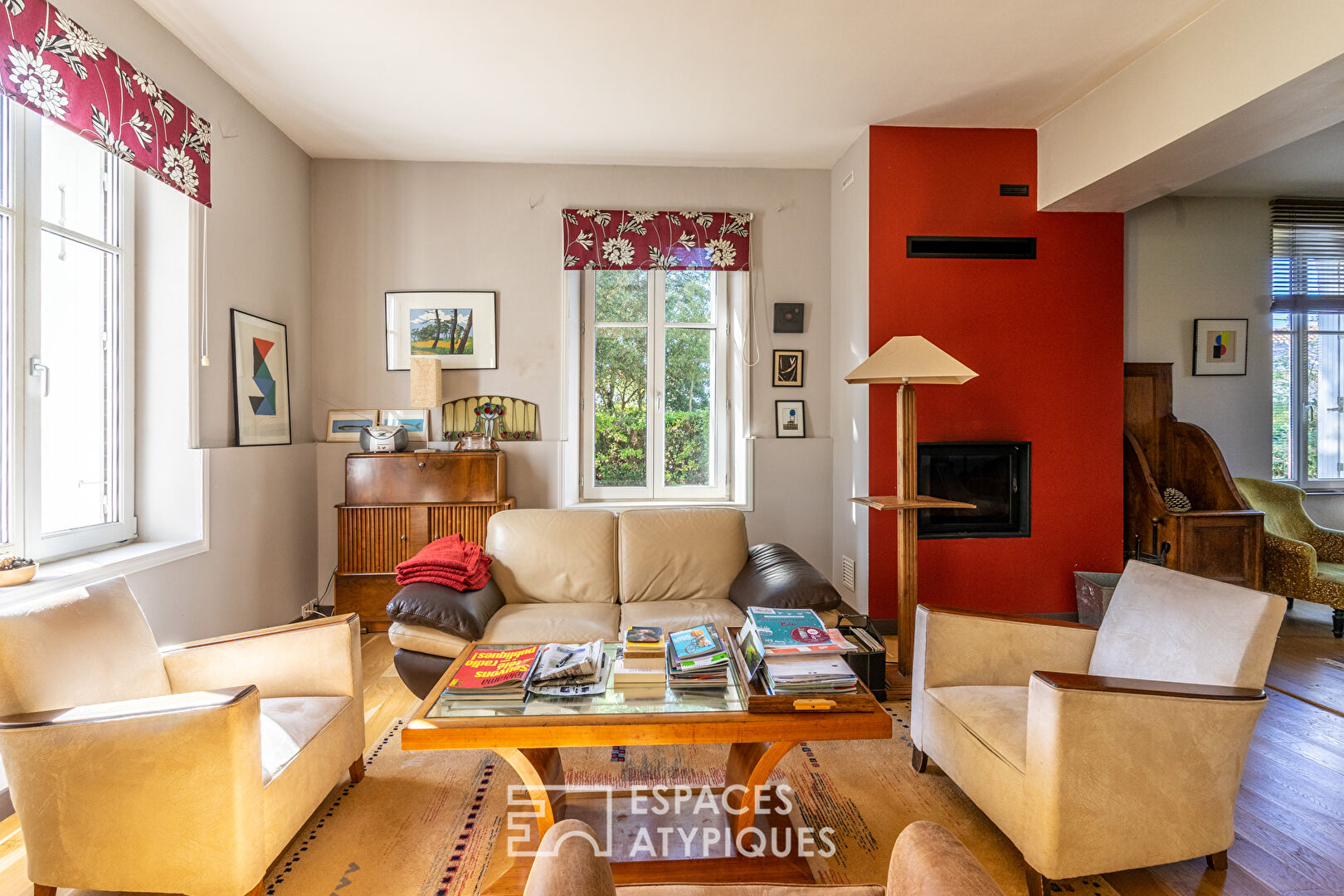 Villa de caractère et son jardin arboré au bord des plages