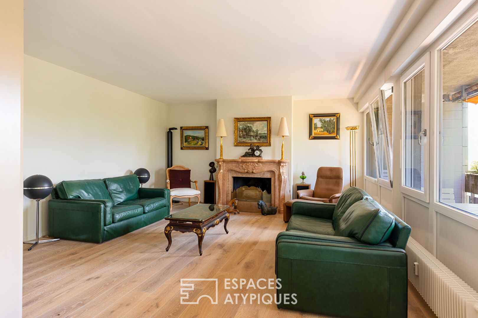 Appartement avec terrasse et vue sur la verdure