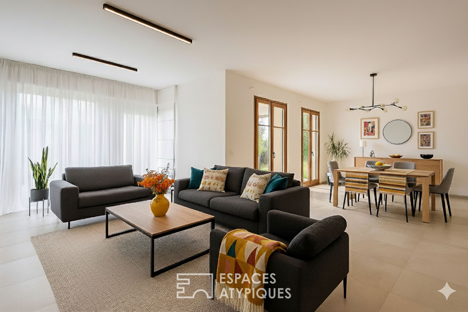 Maison d'architecte lumineuse et originale