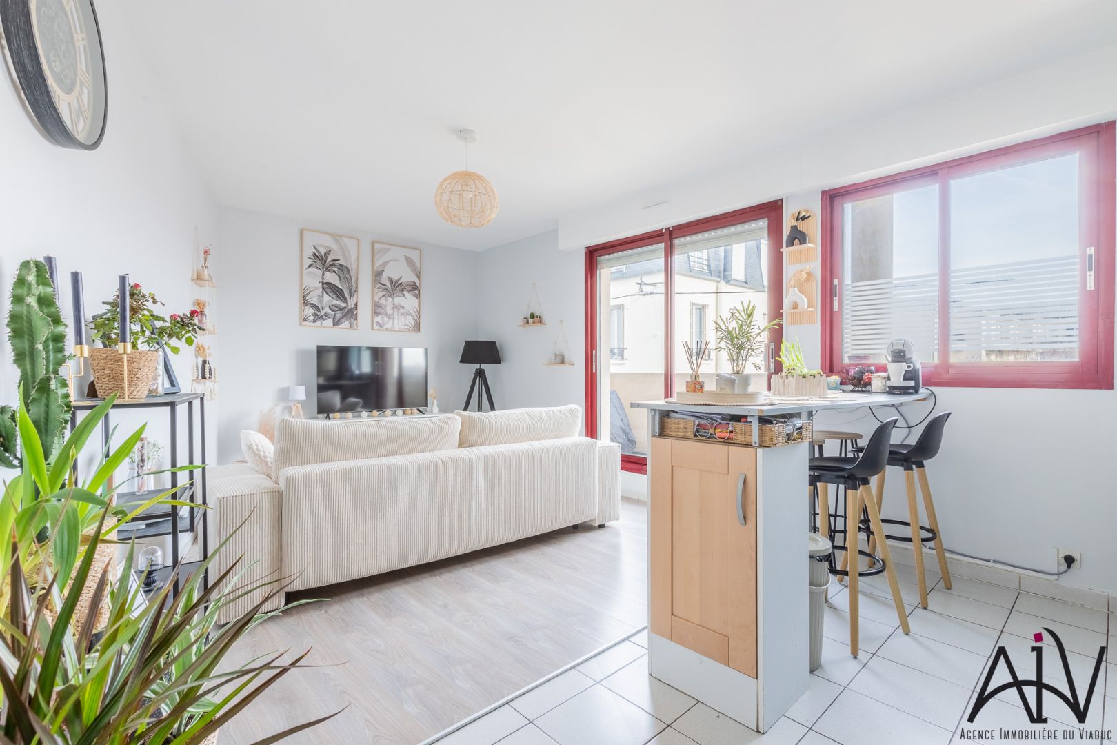 Appartement 2 pièces de 49 m2 avec parking et balcon de 7 m2