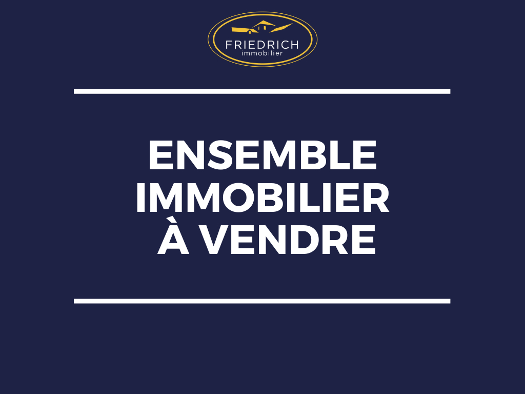 ENSEMBLE IMMOBILIER - NOMBREUSES POSSIBILITÉS D'AMÉNAGEMENT