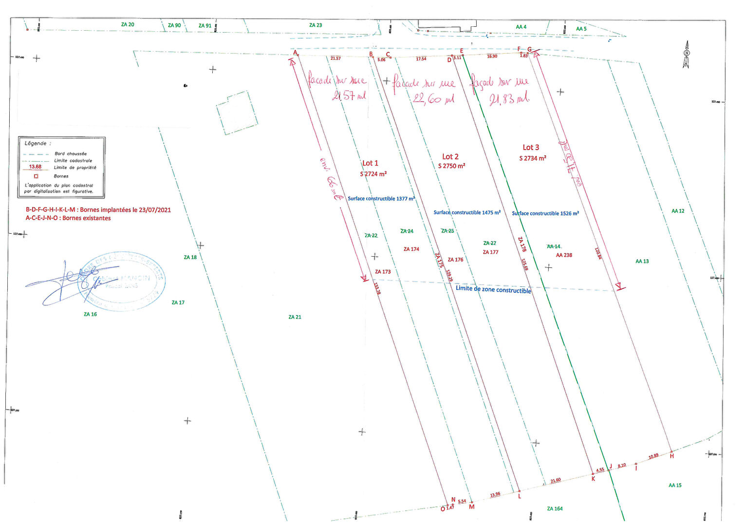 TERRAINS À BÂTIR  3 LOTS - SECTEUR CALME