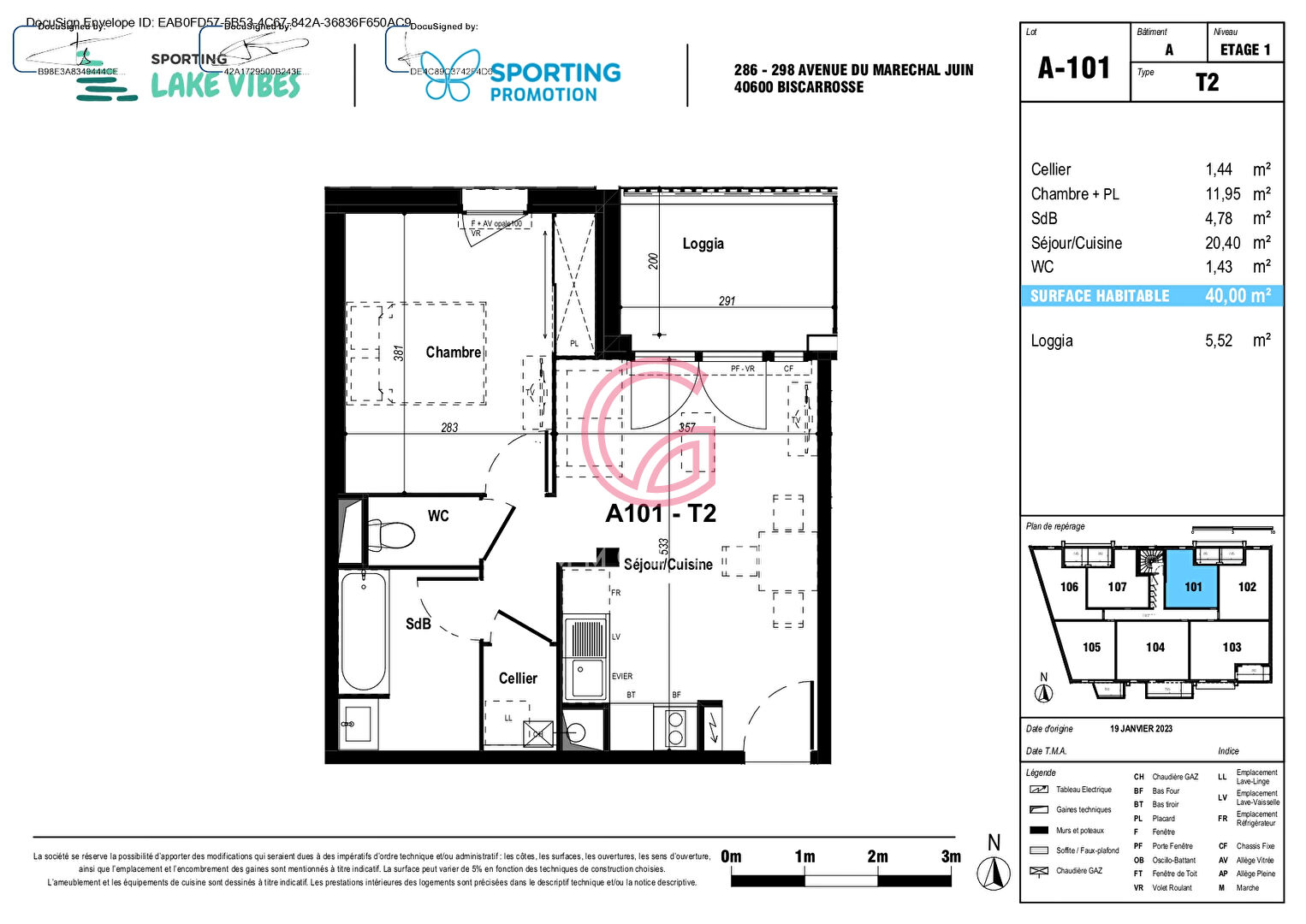Photo Appartement  2 pièce(s) 39.72 m2 image 4/6