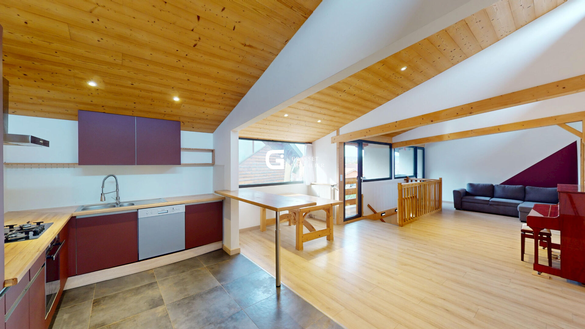 Appartement Le Poizat Lalleyriat 4 pièce(s) 93.32 m2