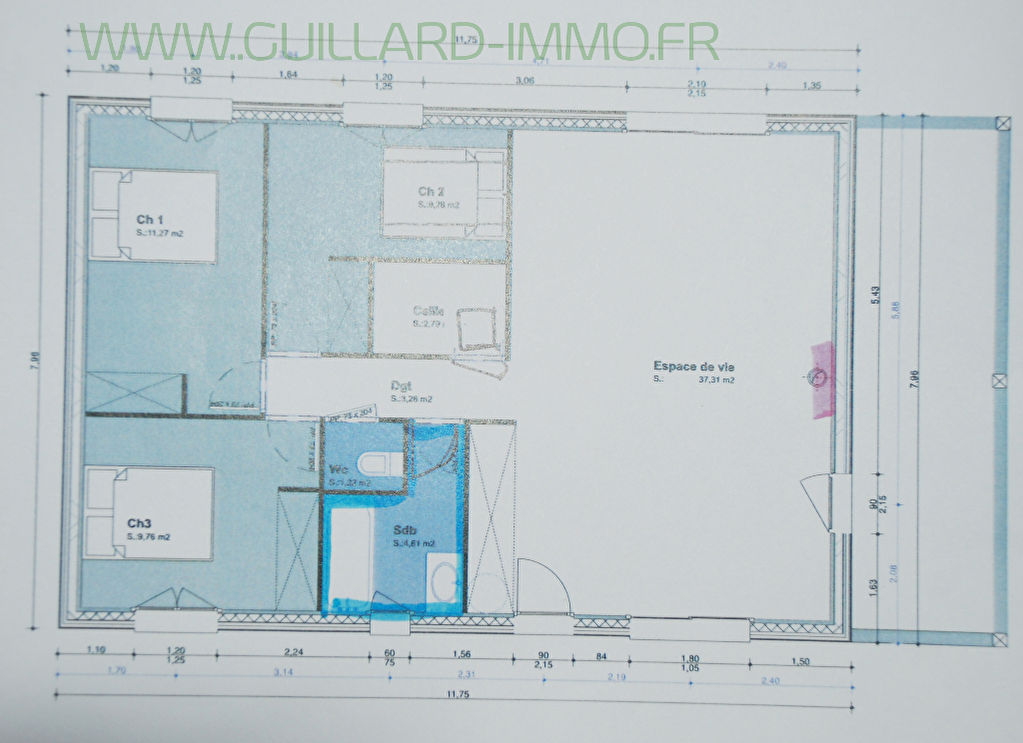 Photo Maison  JANZE plain-pied neuve - 3 chambres image 2/2