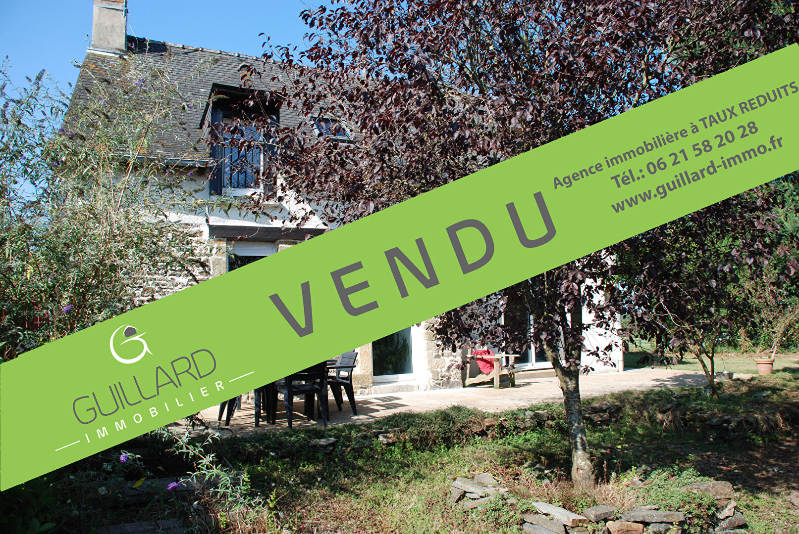 Maison non mitoyenne - 3 chambres, un bureau terrain 755 m²