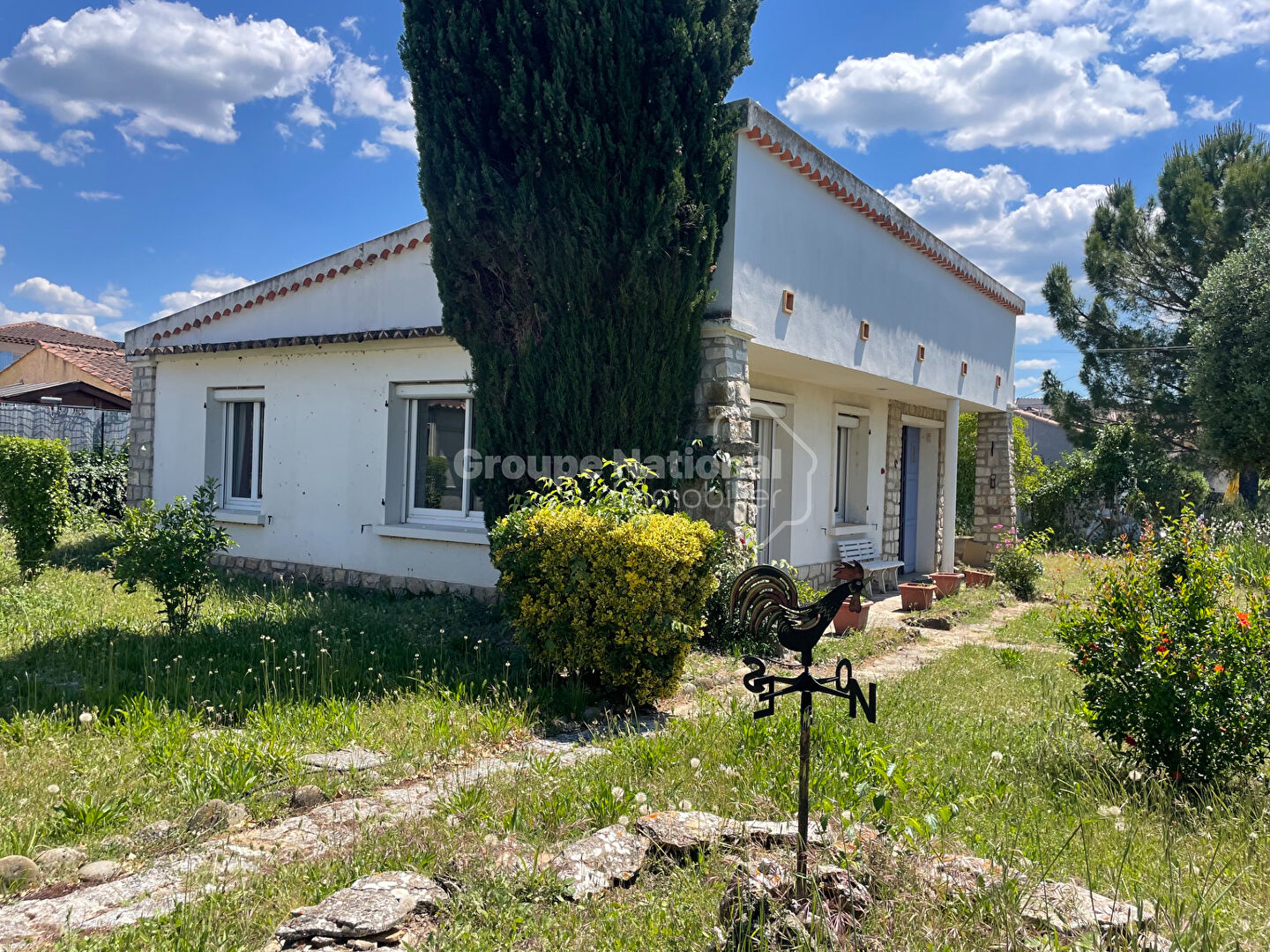 VINON-SUR-VERDON  Maison individuelle de plain-pied avec terrain