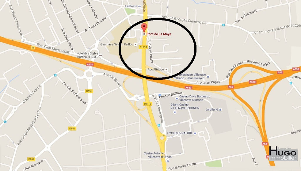 Photo DÉJÀ VENDU PAR HUGO IMMOBILIER & ASSOCIES !!!  BORDEAUX-VILLENAVE D'ORNON- TRAM C: PONT DE LA MAYE - TERRAIN COMMERCIAL 2300m² + BATIMENT A RENOVER. image 2/4