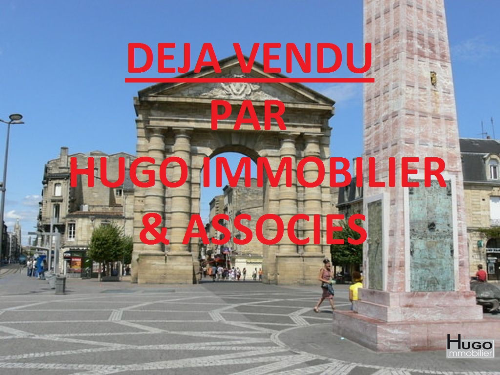 DÉJÀ VENDU PAR HUGO IMMOBILIER & ASSOCIES !!! BORDEAUX VICTOIRE / CAPUCINS - IMMEUBLE MIXTE 4 LOTS REVENU LOCATIF 25 000NET/AN