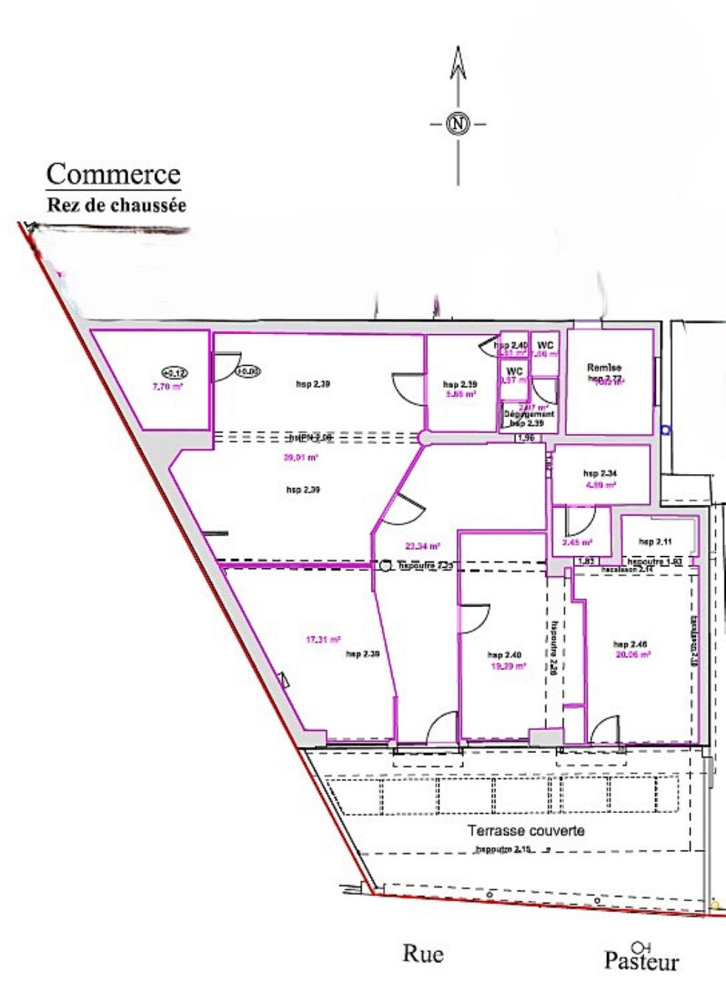 Photo BORDEAUX CAUDÉRAN- STADE BORDELAIS- LOCAL COMMERCIAL 150M² + TERRASSE D'ACCUEIL 45M² - LIBRE ! image 4/6