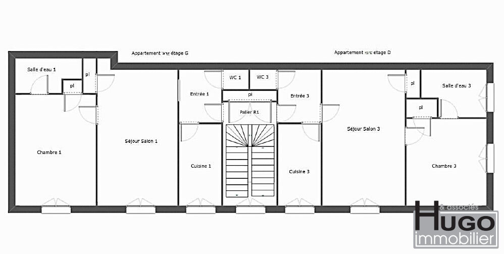 Photo OFFRE D'ACHAT ACCEPTÉE !!!  BORDEAUX SAINT-SEURIN - PROCHE DES COMMERCES ET TRANSPORTS- IMMEUBLE 6 LOGEMENTS T2 + 6 GARAGES + CAVE TOTALE ! image 4/6
