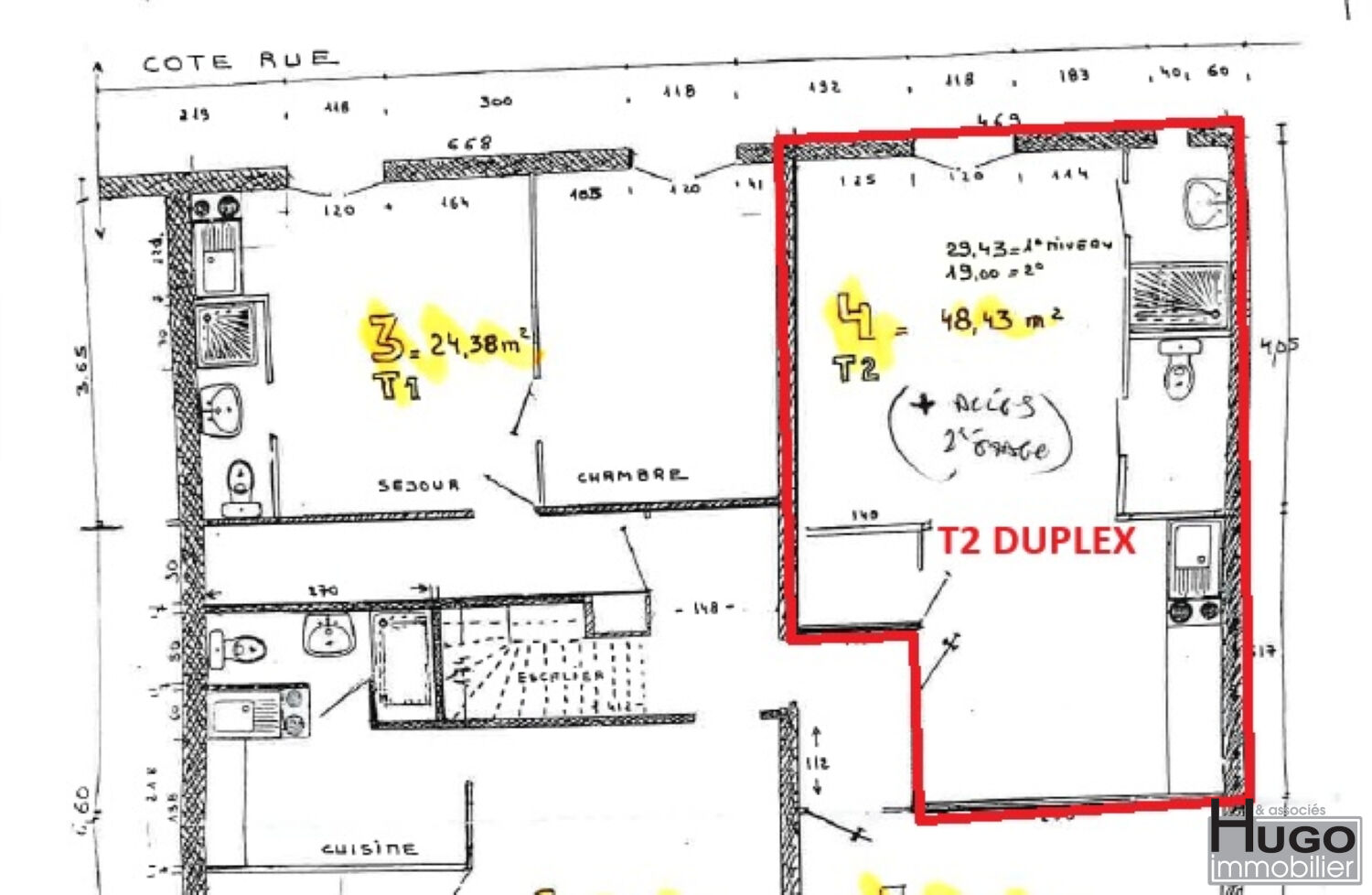 Photo BORDEAUX ORNANO - TRAM A: HÔTEL DE POLICE- APPARTEMENT DUPLEX A RÉNOVER ! image 4/6