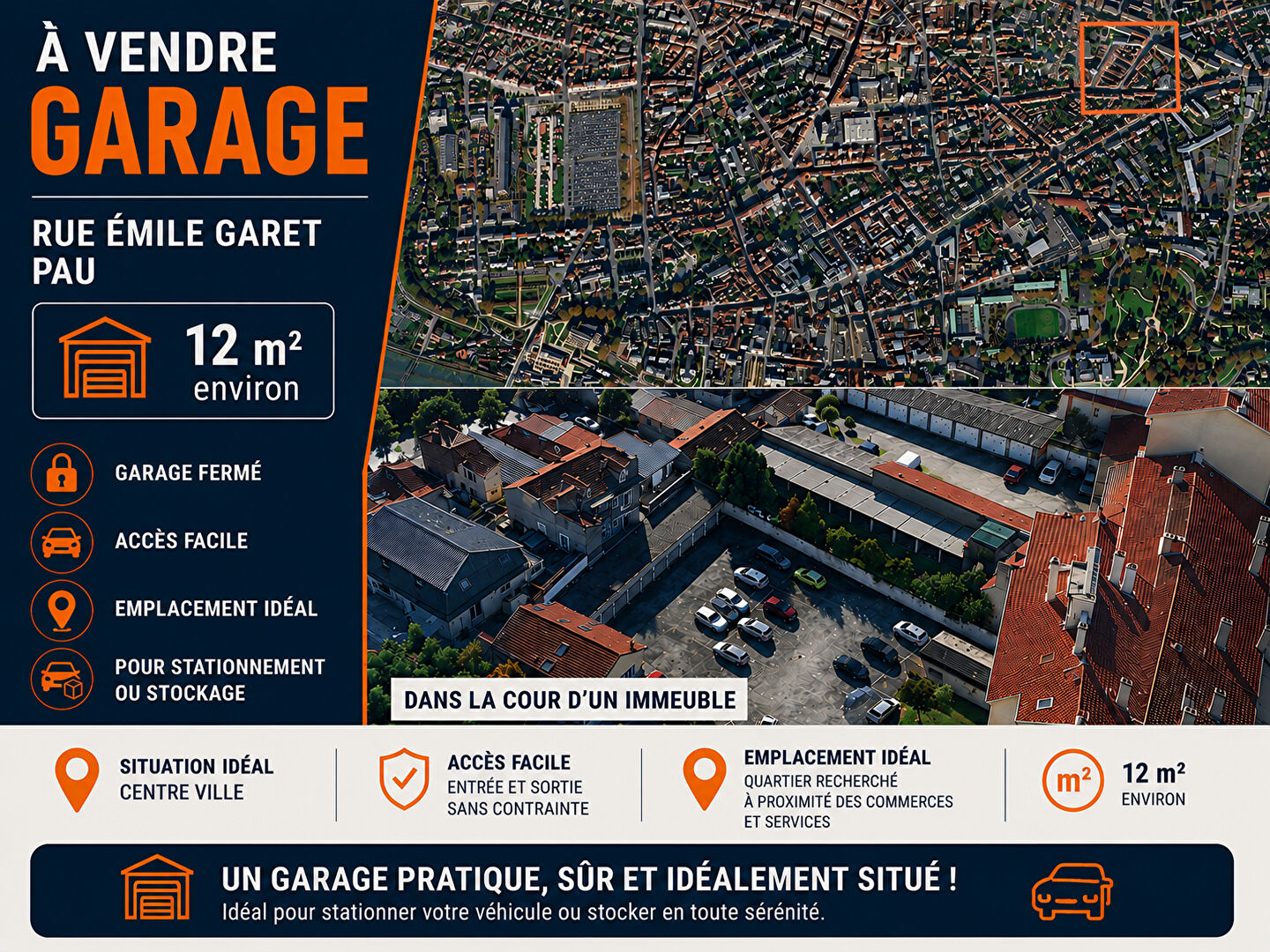 PAU CENTRE - Box - 12 m²