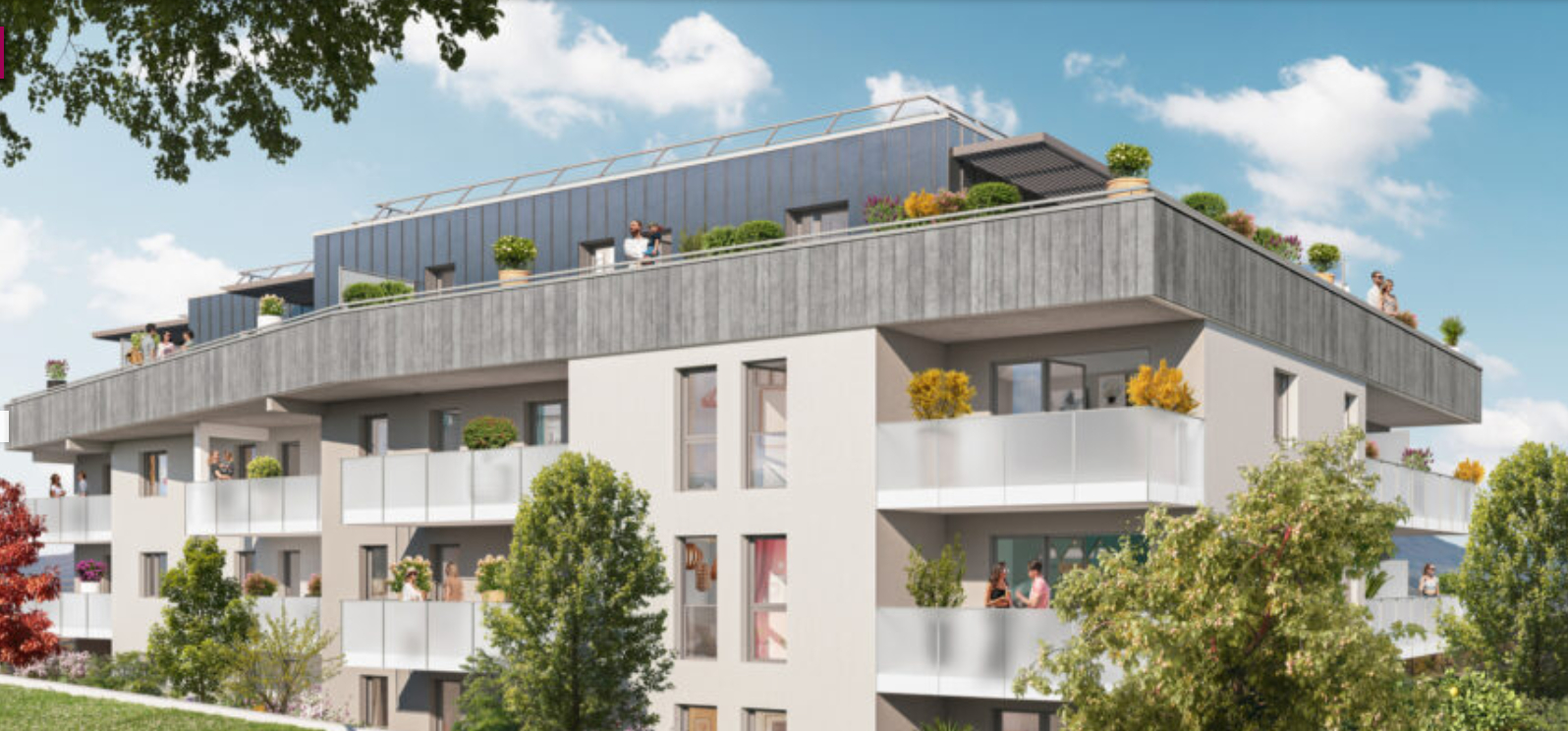 Appartement T3 de 64.86 m² en rez de chaussée - Thonon-les-Bains