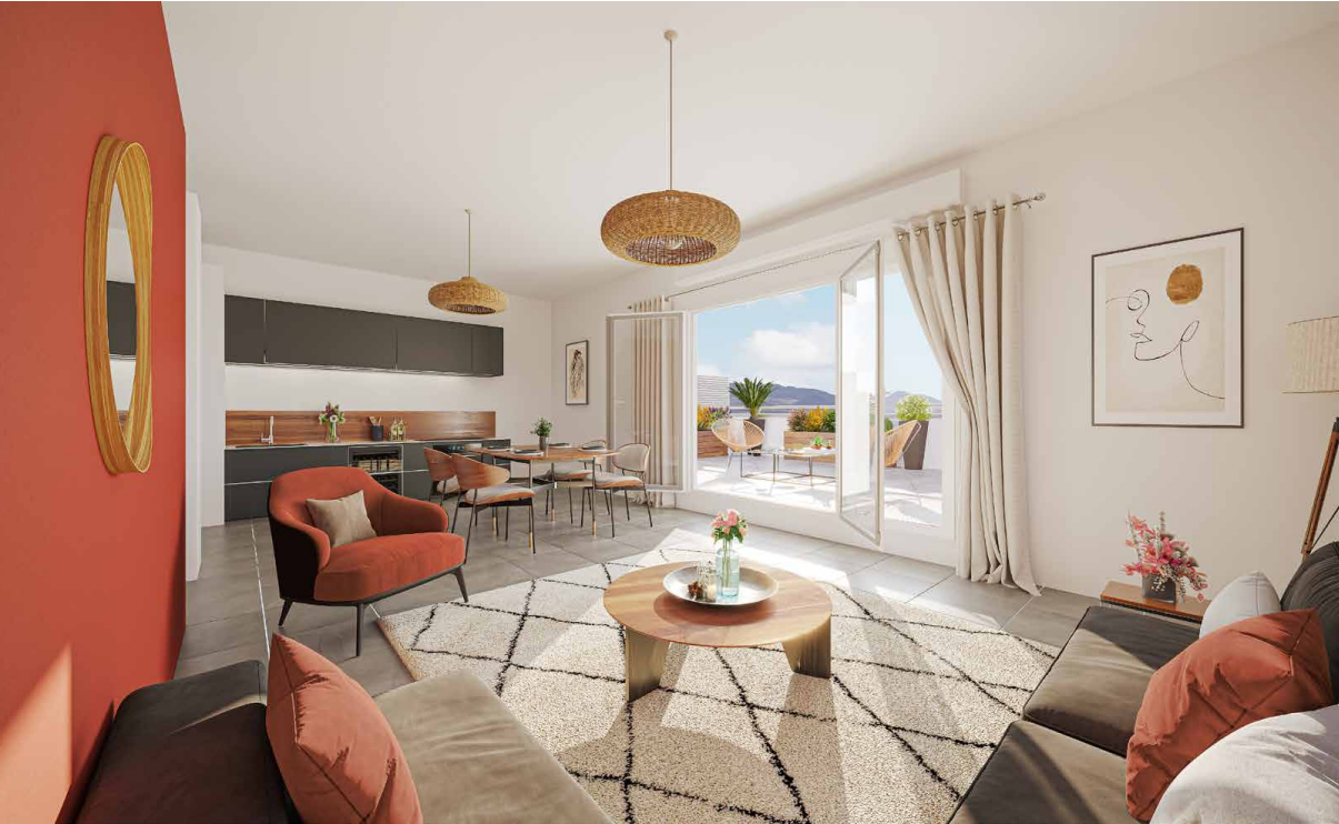 Photo Appartement T3 de 64.86 m² en rez de chaussée - Thonon-les-Bains image 2/4