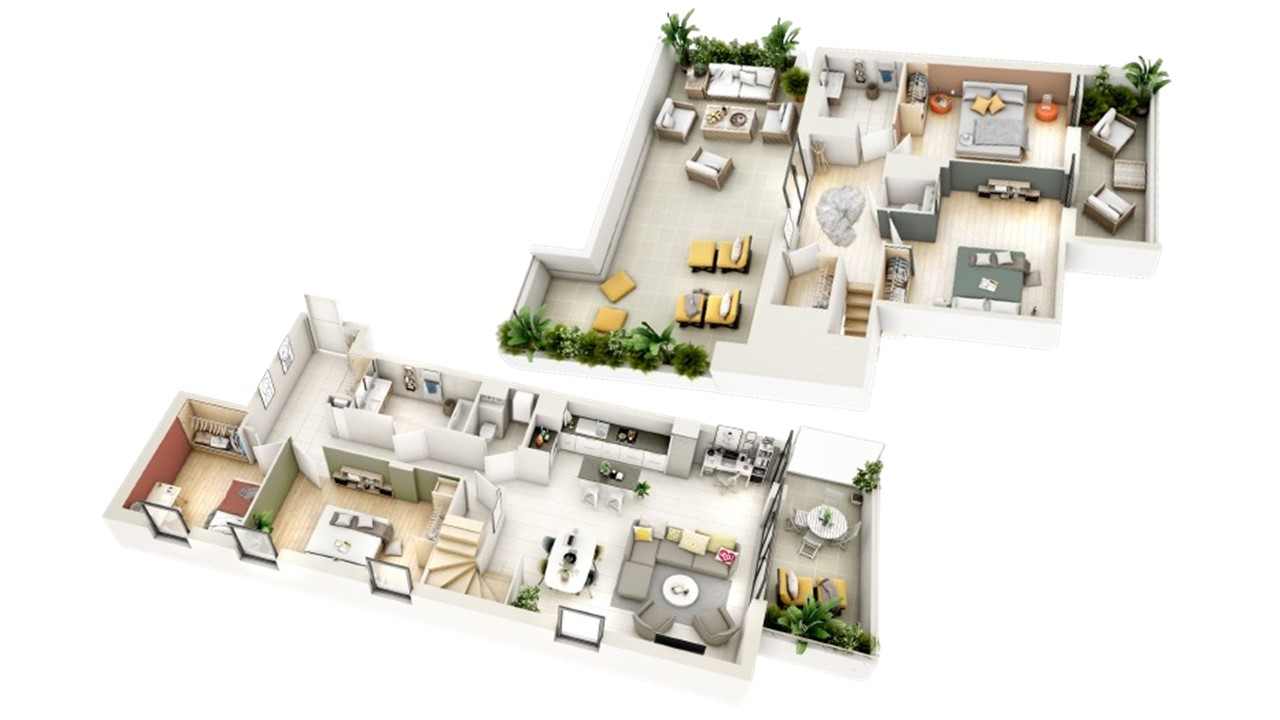 Photo Appartement T5 duplex de 122.24 m² en attique - Collonges Sous Salève image 6/6