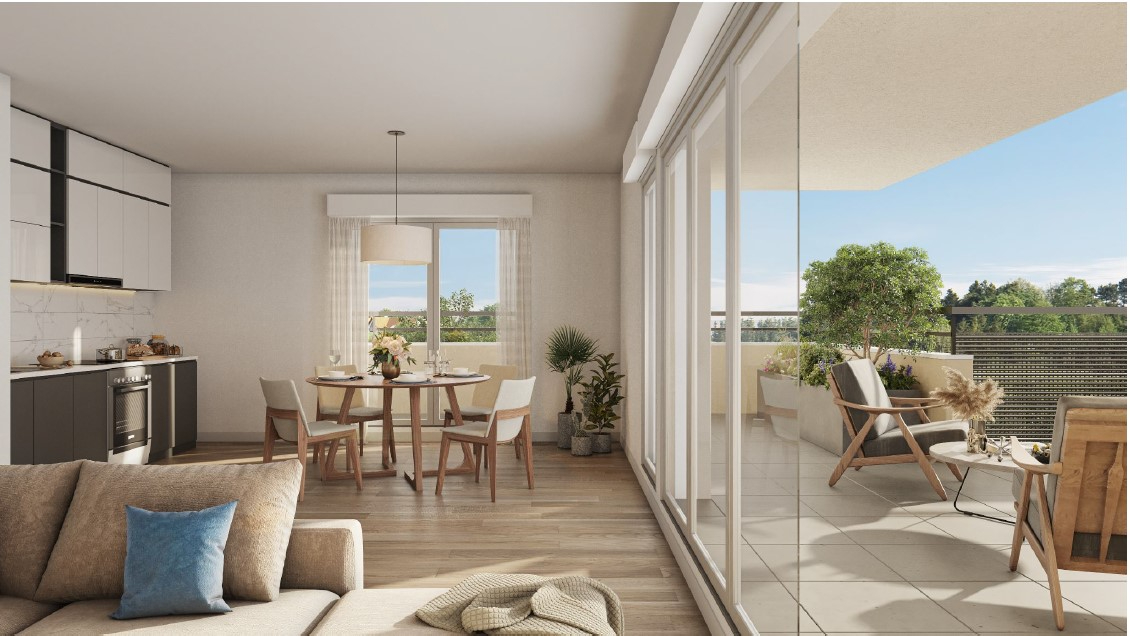 Photo Appartement T3 de 63.09 m²  avec terrasse  de 21.85 m²  - Thonon Les Bains image 3/5