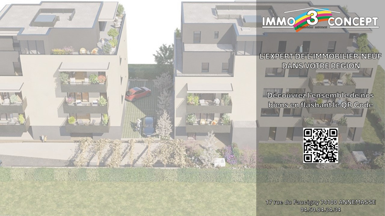 Photo Appartement T3 de 63.09 m²  avec terrasse  de 21.85 m²  - Thonon Les Bains image 4/5