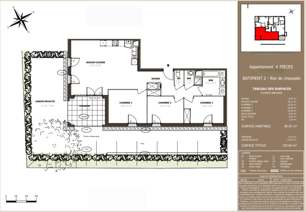Photo Appartement T4 de 85.92 m² en rez-de-jardin - Thonon Les Bains image 2/5