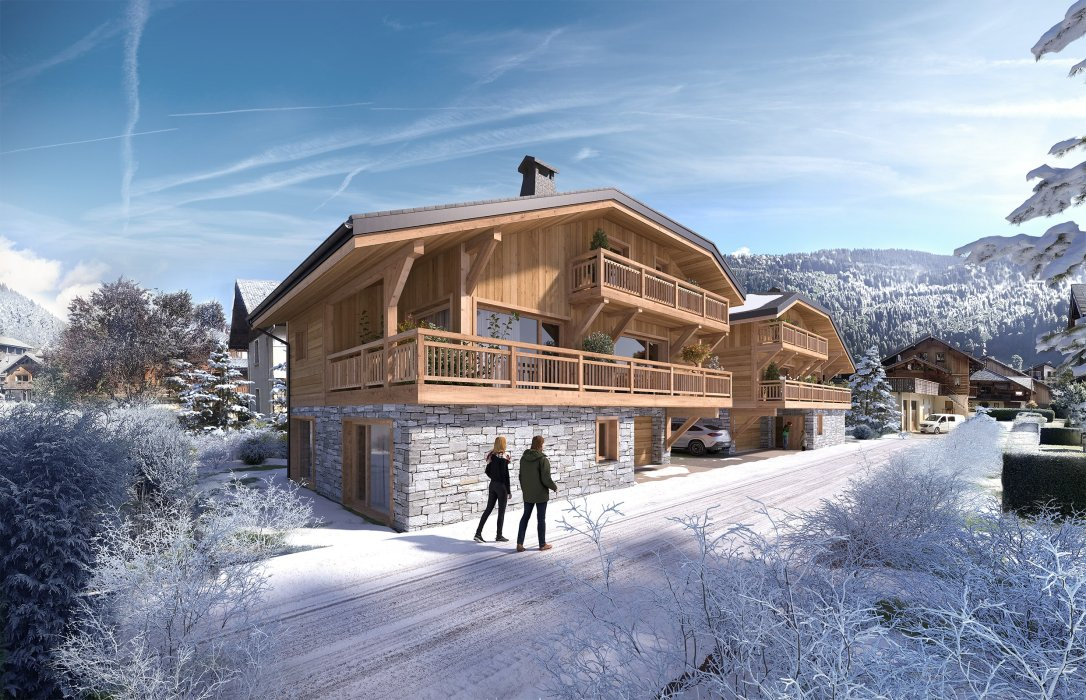 Appartement T2 cabine de 41.16 m² en rez-de-jardin - Morzine