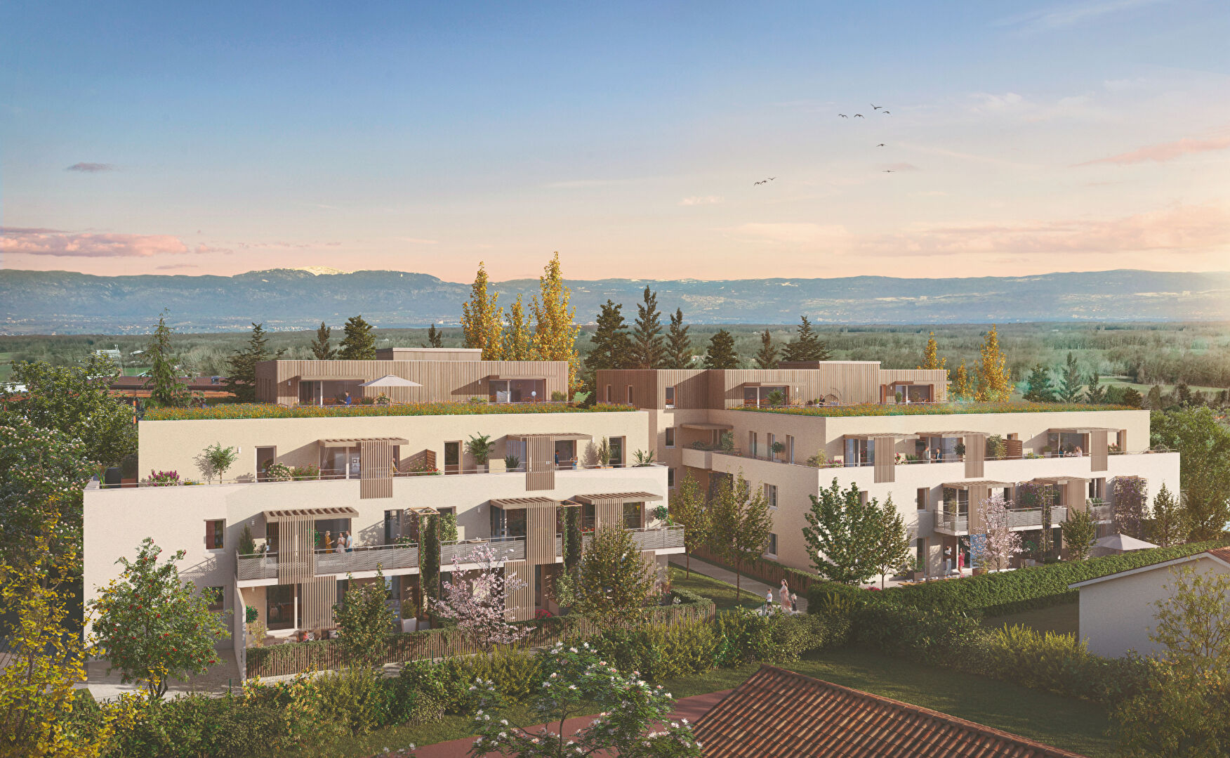 Photo Appartement T3 de 66.20 m² en rez-de-jardin - Douvaine image 1/3