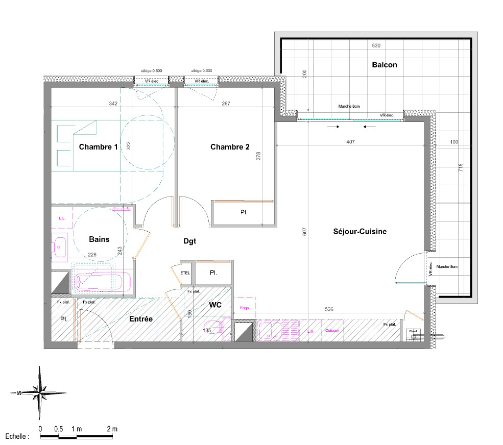 Reignier -Esery - Appartement T3 de 65.44 m²