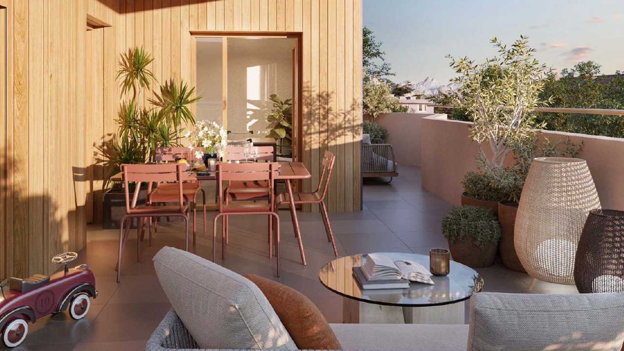 Photo Appartement T4  - Dernier étage de 95.60  m² avec sa superbe terrasse de 62.30 m²  à vendre à Ville la Grand image 4/4