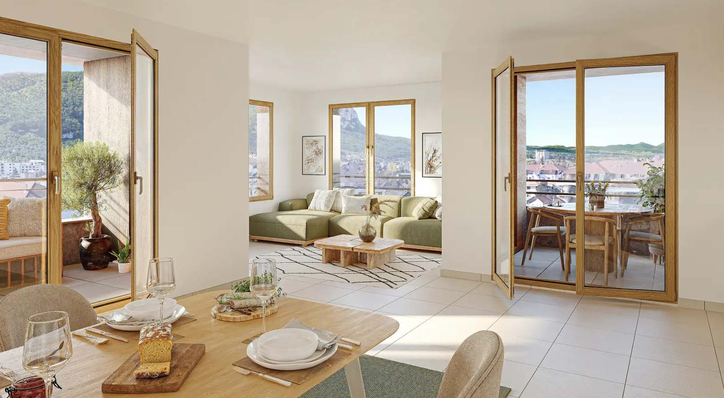 Photo Appartement 4 pièces de  83.80m² au 5ème étage - Annemasse image 2/2