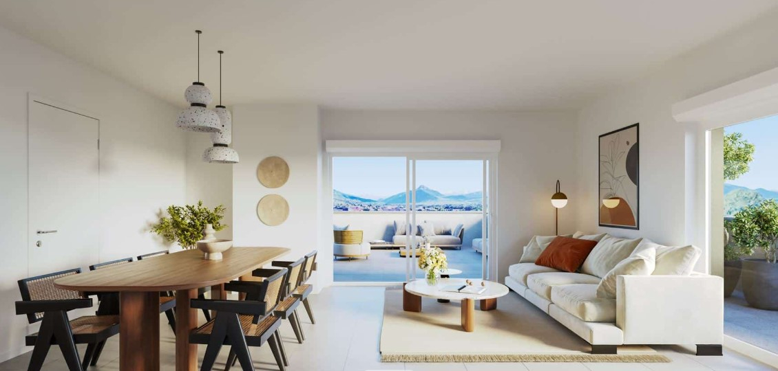 Duplex T4 de 79.9 m² au 1er étage - Vétraz Monthoux